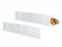 Решетка радиаторная, с регулировкой живого сечения, белая, 460х123 TDM