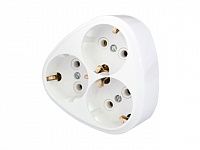 Разветвитель 3-местный (с/з, 16А, 250В) BYLECTRICA