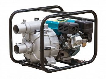 Мотопомпа бензиновая ECO WP-1404D (для загрязнённой воды, 5,2 кВт, 1400 л/мин, 3")