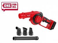 Аккум. воздуходувка WORTEX LX BB 1518-1 D ALL1 XLT SOLO 18В, 210 м.куб/ч, 129 км/ч