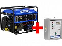 Электростанция (генератор бензиновый) ECO PE-9001ES АКЦИЯ + Блок автоматики ECO (электростарт, 6,5 кВт, 220 В, автозапуск*, бак 25.0 л, вес 81.9 кг)
