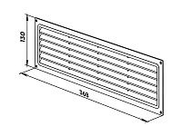 Решетка вентиляционная Long 35 ZERNBERG