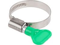 Хомут червячный с ключом "бабочка" 30-45 мм, нерж.сталь (W2) STARFIX