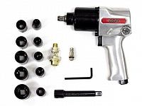 Пневмогайковерт 1/2" ECO AIW-600 с лубрикатором и головками (1/2", 7000 об/мин, 204л/мин)