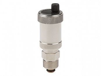 Развоздушник автоматический 1/2" нар. с установочным клапаном, AV Engineering (10 Bar, 110°С, в пакете)