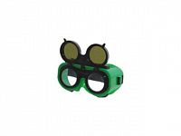 Очки закрытые СОМЗ ЗНД2-Г1 "Адмирал" PL (PL - ударопрочное стекло с зашитой от истирания и царапин, непрямая вентиляция, светофильтр - 5)