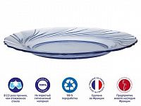 Тарелка обеденная стеклянная, 235 мм, серия Beau Rivage Marine, DURALEX (Франция)