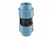 Муфта ПЭ 63, AV Engineering (Полипропилен, макс.  16 бар, макс.  40 °С)