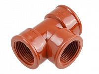 Тройник ПП 3/4" вн.-вн.-вн. кор., AV Engineering (Полипропилен, макс.  1 бар, макс.  40 °С, для 5 к.с.)