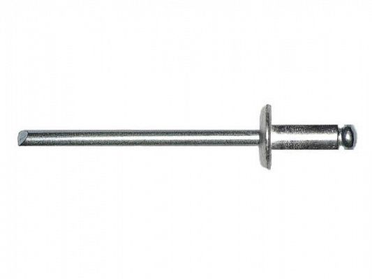 Заклепка вытяжная 3.2х6 мм сталь/сталь, цинк (2000 шт в карт. уп.) STARFIX