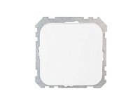 Выключатель 1 клав. (cкрытый, 6А) белый, Гармония, BYLECTRICA (узел, без рамки)