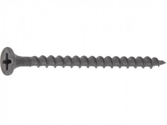 Саморез 3.5х55 мм для монтажа ГКЛ к дереву, фосфат (25 шт в зип-локе) STARFIX