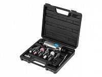 Пневмошлифмашина прямая DGM DTG-2502  с набором шарошек (25000 об/мин, 115 л/мин, Цанги:3 мм/6 мм, 10 шлифкамней, Чемодан)