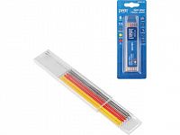 Набор стержней 6шт 3 цвета для карандаша автоматич. EXPERT STARTUL (SE3211-02) (x2 желтых, x2 красных, x2 графитовых)