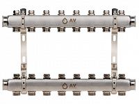 Коллекторная группа AVE162, 8 вых. AV Engineering (PRO серия Для отопления (радиаторы))