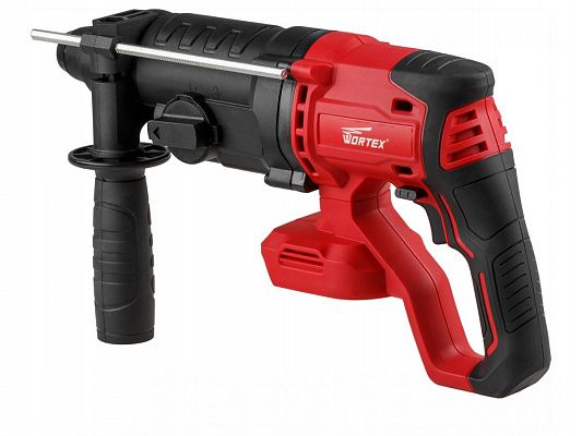 Аккум. перфоратор WORTEX CRH 1824 в кор. ALL1 XLT (18.0 В, 3 РЕЖИМА, БЕЗ АККУМУЛЯТОРА И ЗУ, 2.4 Дж, вес 2.6 кг,)
