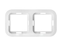 Рамка 2-местная белая, Гармония, BYLECTRICA