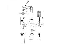 Форсунка в сборе для краскораспылителя ECO ESG-550, сопло ф 1,8мм, полипропилен