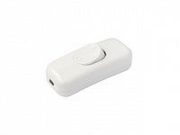 Выключатель на шнур 6А 250В белый BYLECTRICA (ДВУХПОЛЮСНЫЙ)