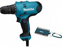 Дрель-шуруповерт MAKITA DF 0300X3 в кор. + набор бит (10 шт.) (320.0 В, 2 скор., 56 Нм,) Дрель-шуруповерт MAKITA DF 0300X3 в кор. + набор бит (10 шт.) (320.0 В, 2 скор., 56 Нм,)