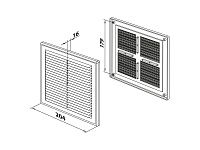 Решетка вентиляционная Seria1 2020 ZERNBERG