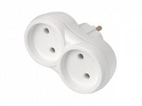 Разветвитель 2-местный (б/з, 16А, 250В) (BYLECTRICA)