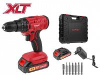 Аккум. дрель-шуруповерт WORTEX LX BD 1820 Li в чем. ALL1 XLT, 18 В, 30 Н*м, 2х2 А*ч, БЗП 10 мм (2 скорости)
