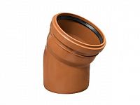 Колено НК 160х30 РТП (Угол для наружной канализации) (РосТурПласт)