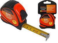 Рулетка 5м/19мм STARTUL STANDART (ST3112-0519M) (1 мех. фиксации, ABS+TPR, магнитный зацеп)