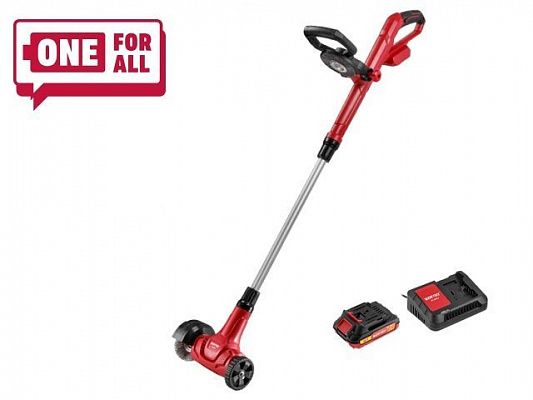 Аккум. щеточная машина WORTEX BM 1814 ALL1 XLT SET 14000 об/мин. (18В, 14000 об/мин, 2 щётки в комплекте, с 2 А.ч. аккумулятором и з/у)