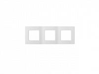 Рамка 3-местная белая, Мастер, BYLECTRICA (224x80x9 мм)
