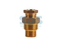 Сальник с двойной резьбой 1/2 и 3/4 для ввода кабеля в трубу Proconnect (Сальник с двойной резьбой 1/2 и 3/4 для ввода кабеля в трубу Proconnect)