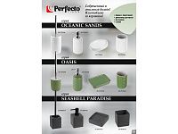 Ершик с подставкой OASIS, зеленый, PERFECTO LINEA