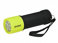Фонарь светодиодный P1-L09-gn (зел./черн.) ФАЗА (ФАZА)