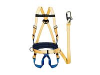 Удерживающая страховочная привязь УСП-2Ж+Строп А 10м (лента) (р-р L) (регулировка от S до L (обхват пояса 740-1440мм))