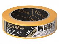 Лента малярная профессиональная 30ммх50м  PRECISION ZOOM (оранжевая)